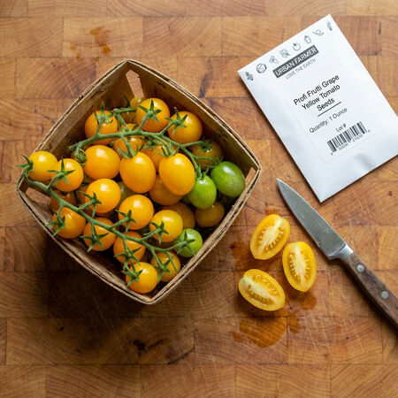 Profi-Frutti&trade; Grape Yellow, (F1) Tomato Seeds - Packet image number null